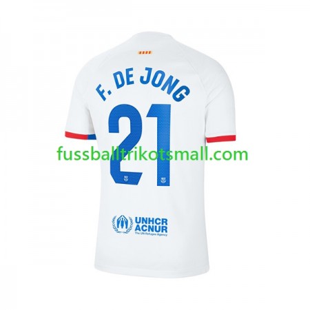 Fußballtrikots FC Barcelona Frenkie de Jong 21 2023-2024 Kurzarm Auswärts-trikot kaufen